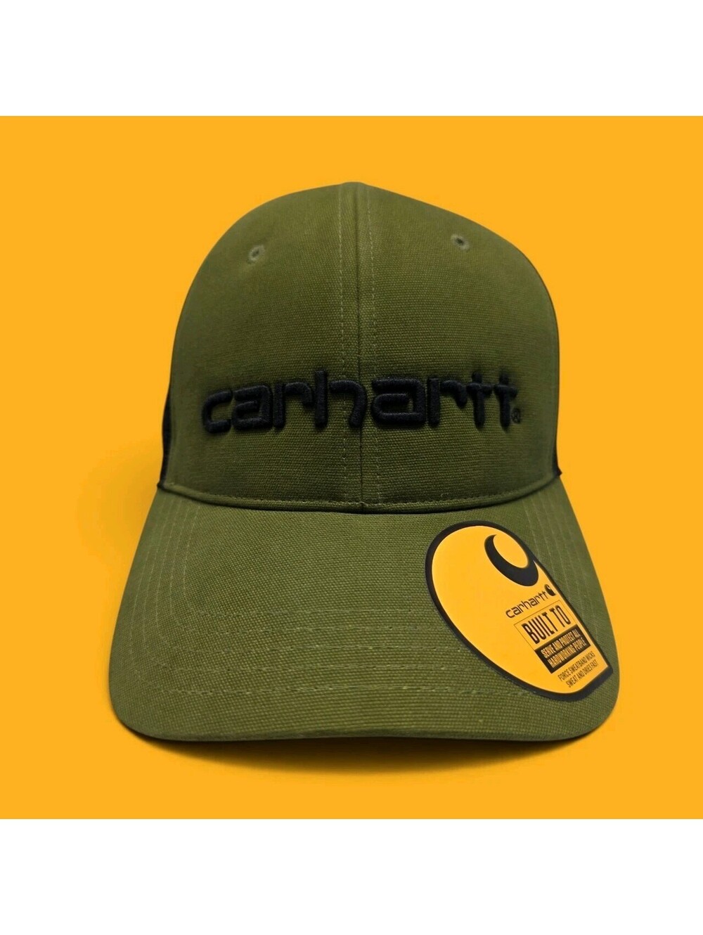 Carhartt Canvas Mesh-Back Logo Graphic Cap (NWT) Workwear Outdoor
